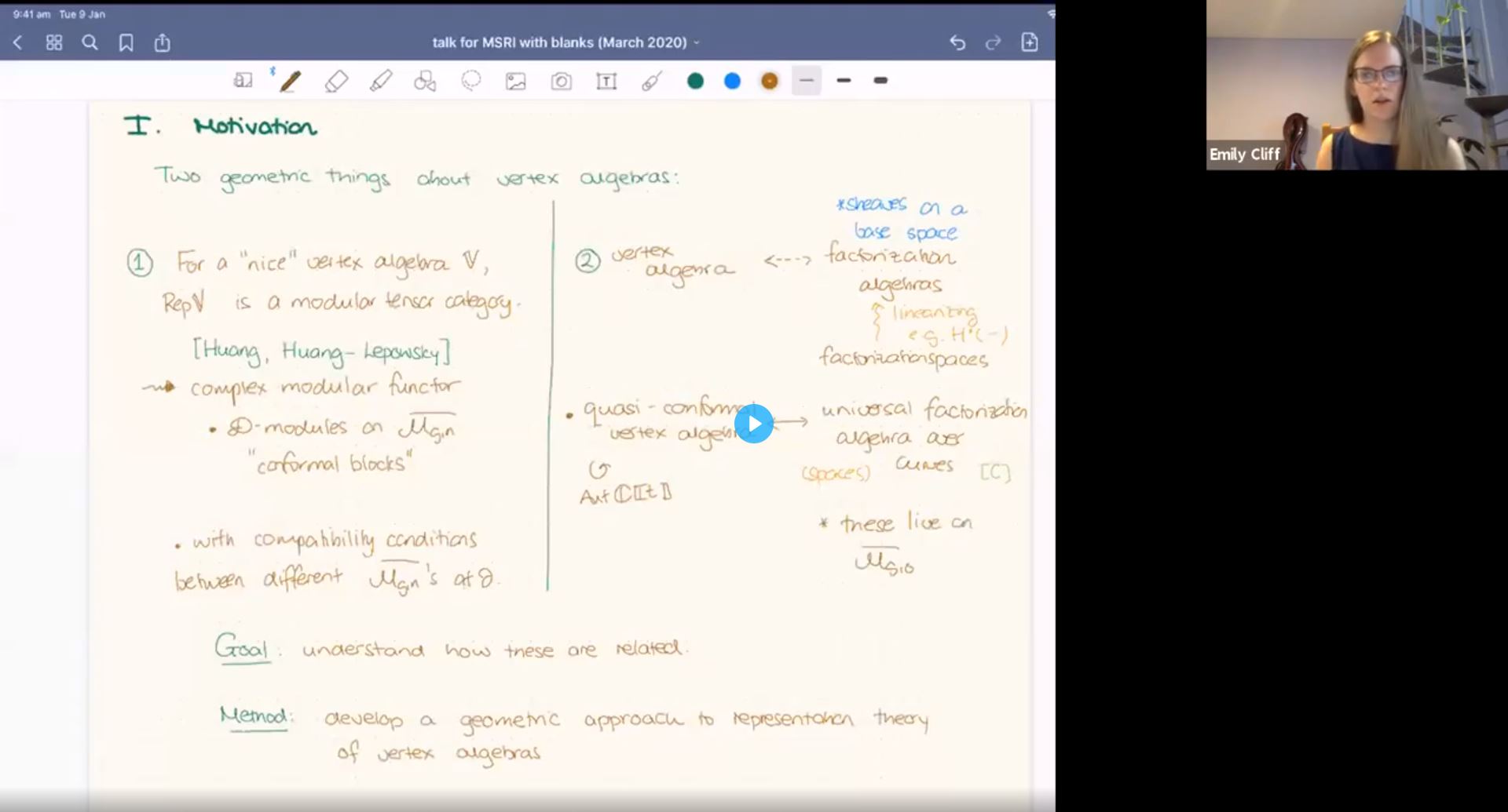 Modules over factorization spaces, and moduli spaces of parabolic G-bundles Thumbnail