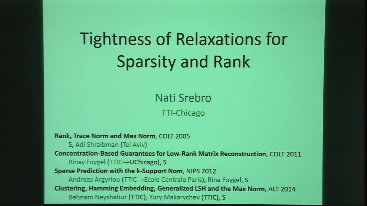 Tightness of Convex Relaxations to Sparsity and Rank Thumbnail