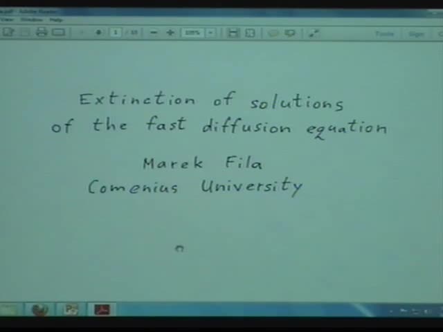 Extinction of solutions of the fast diffusion equation Thumbnail