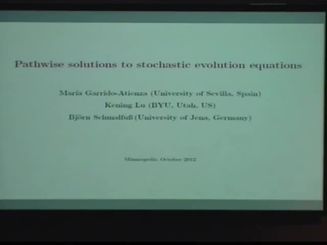 Pathwise solutions to stochastic evolution equations Thumbnail