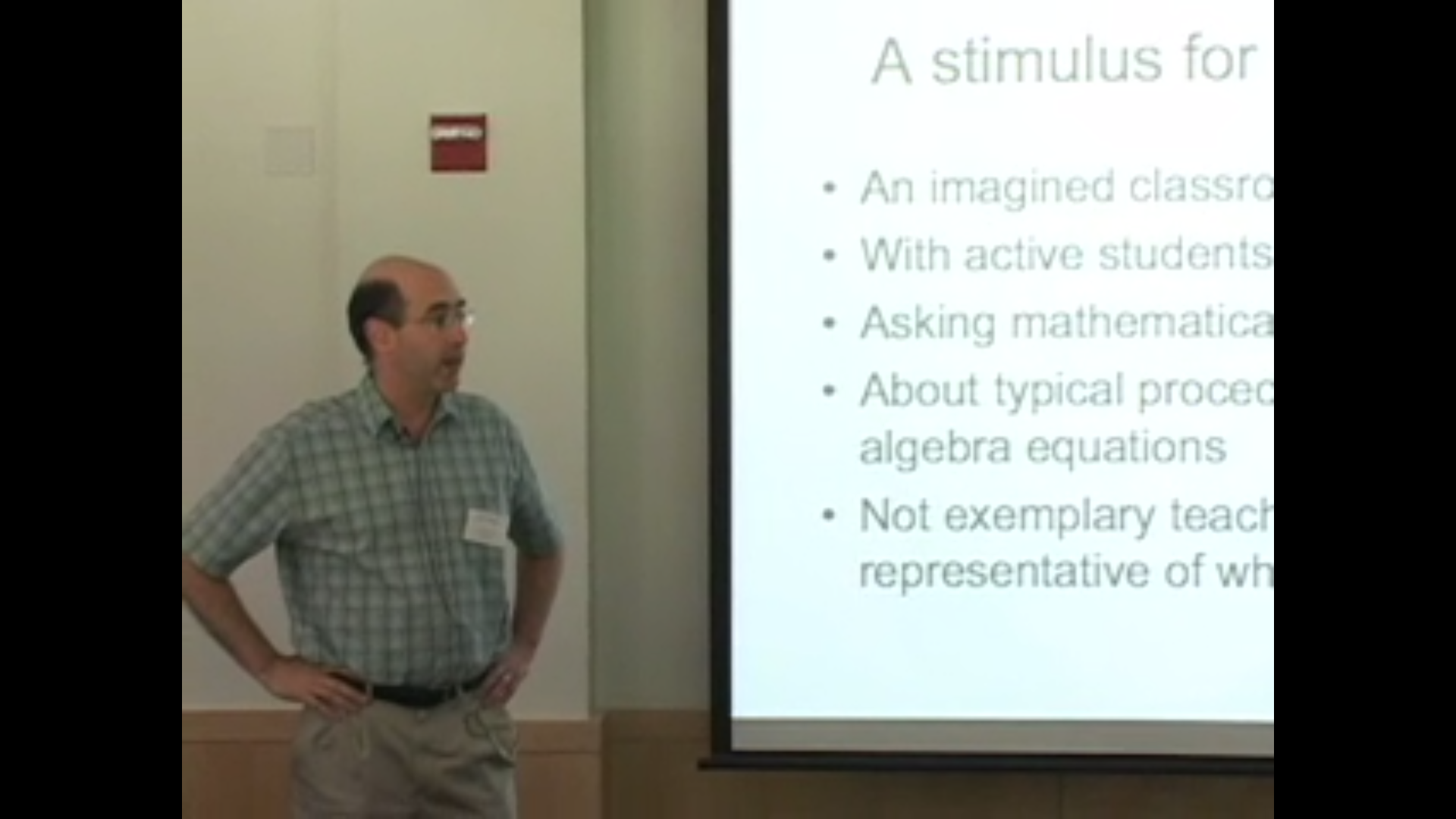 What algebraic understandings do we wish future teachers might gain in college? Thumbnail