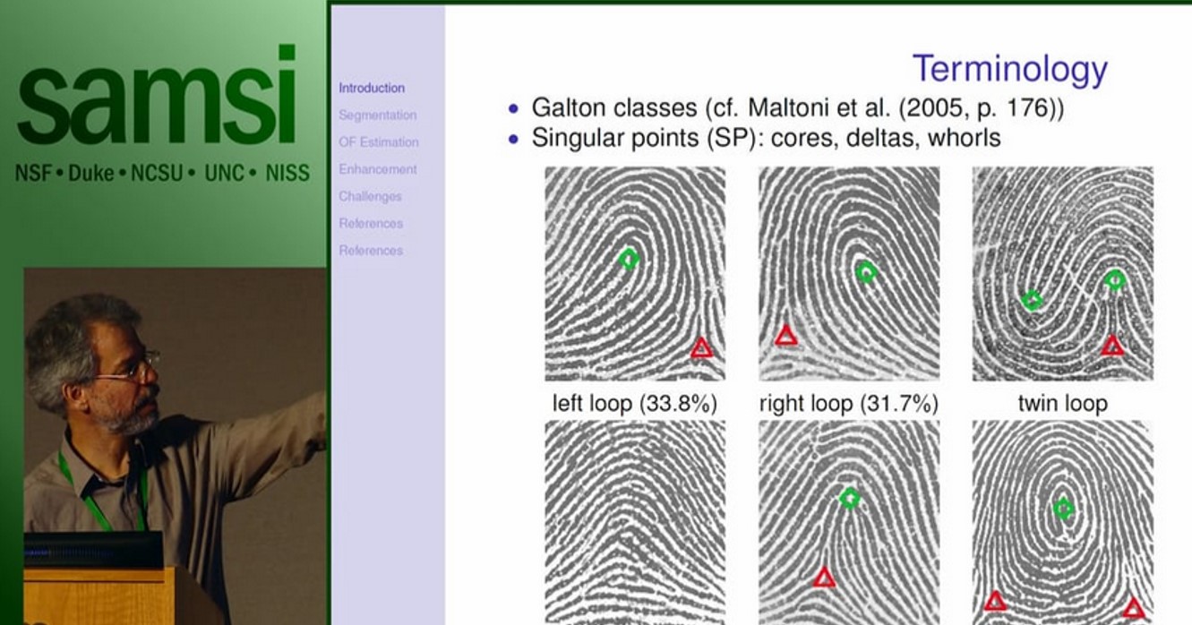 Challenges in Image Analysis of Fingerprints. Stephan Huckemann, University at Gottingen Thumbnail