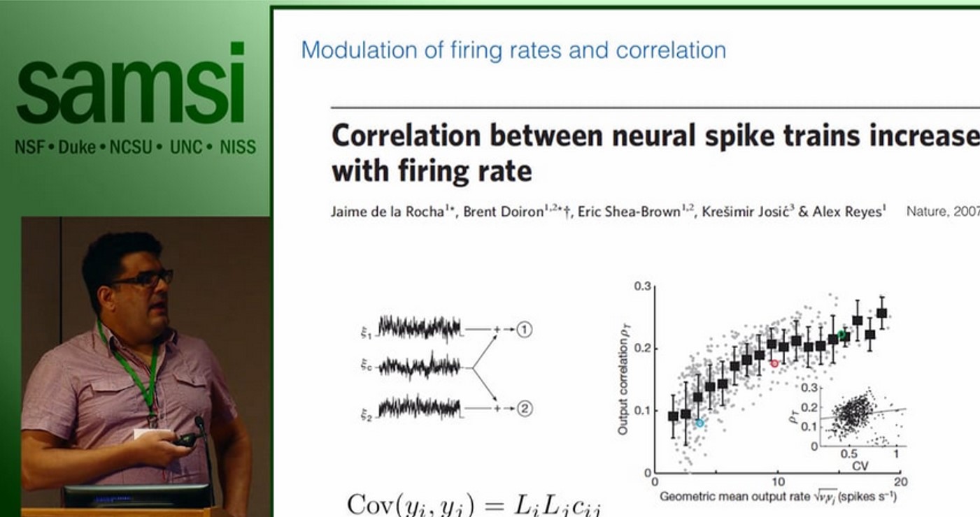 The neural mechanics of attention-mediated suppression of noise correlations - Brent Doiron, University of Pittsburgh Thumbnail