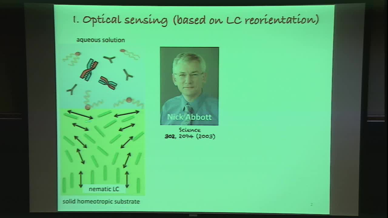 Liquid crystals for sensors and organic light-emitting diodes Thumbnail