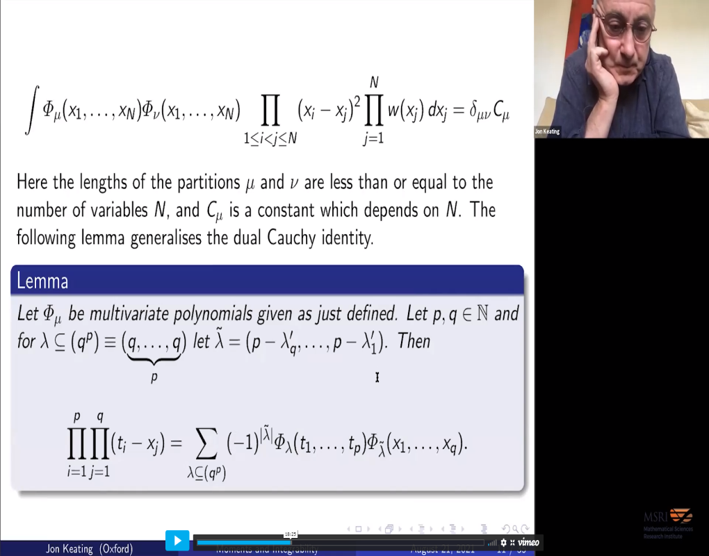 Moments of Characteristic Polynomials and Integrability Thumbnail
