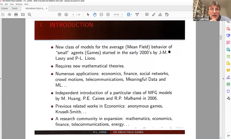 On Mean Field Games (Part 1) Thumbnail