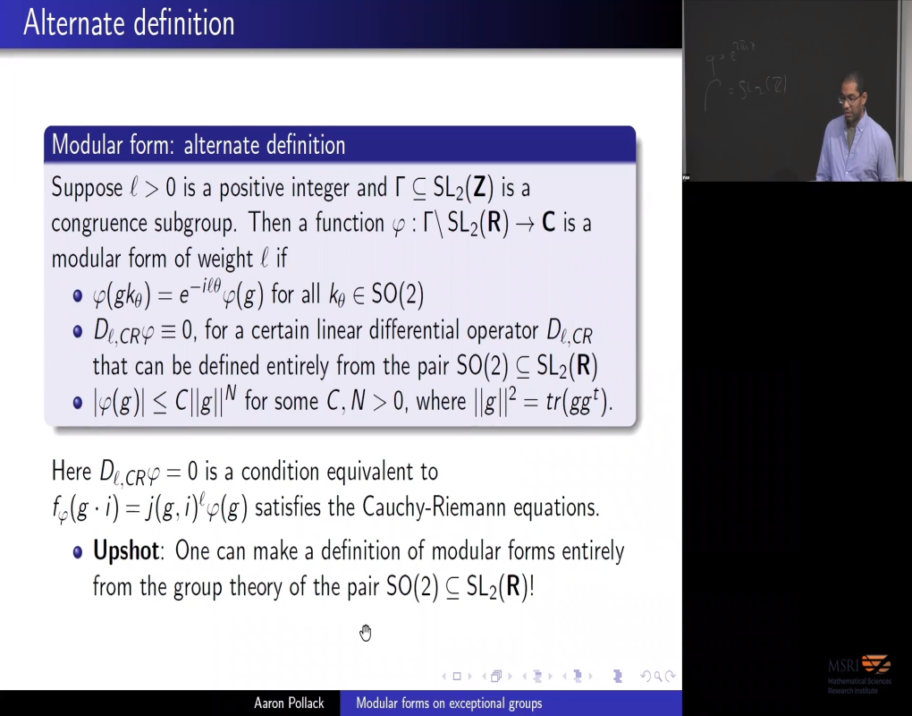 Modular Forms on Exceptional Groups Thumbnail