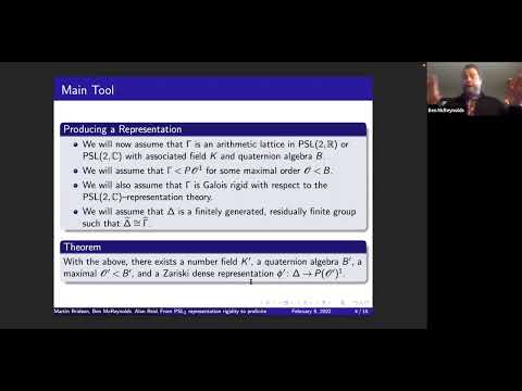 From PSL2 representation rigidity to profinite rigidity Thumbnail