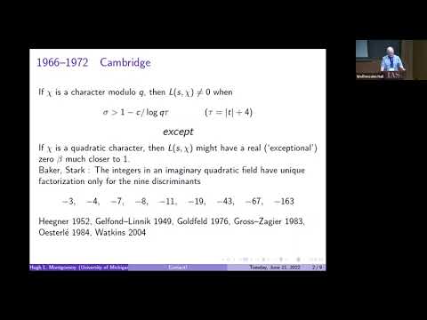 Opening Remarks and History of the math talks Thumbnail