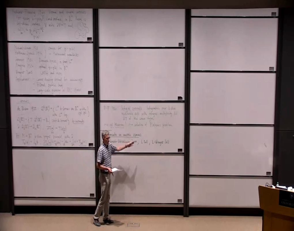 Metric Geometry and Geometric Analysis (Oxford, United Kingdom): "Lecture & Mini Course 2: Isoperimetric Filling Inequalities in CAT(0) Spaces" Thumbnail