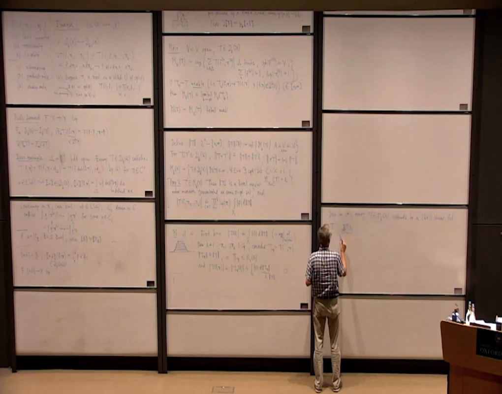 Metric Geometry and Geometric Analysis (Oxford, United Kingdom): "Lecture & Mini Course 2: Isoperimetric Filling Inequalities in CAT(0) Spaces" Thumbnail
