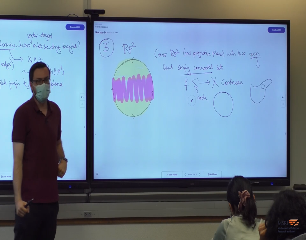 Topological Methods For The Discrete Mathematician: Intersection Patterns in Combinatorics, Geometry, and Topology Pt I Thumbnail