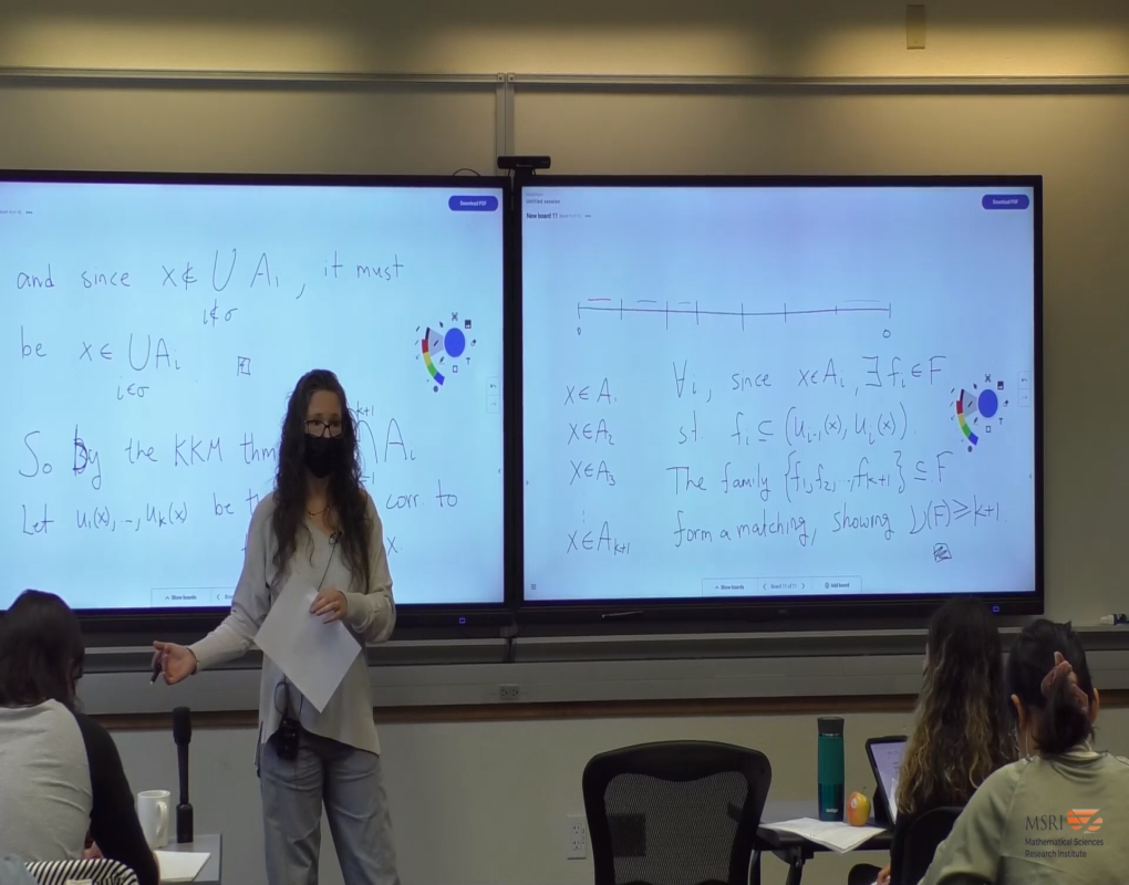 Topological Methods For The Discrete Mathematician: KKM-Type Theorems and their Applications Pt III Thumbnail