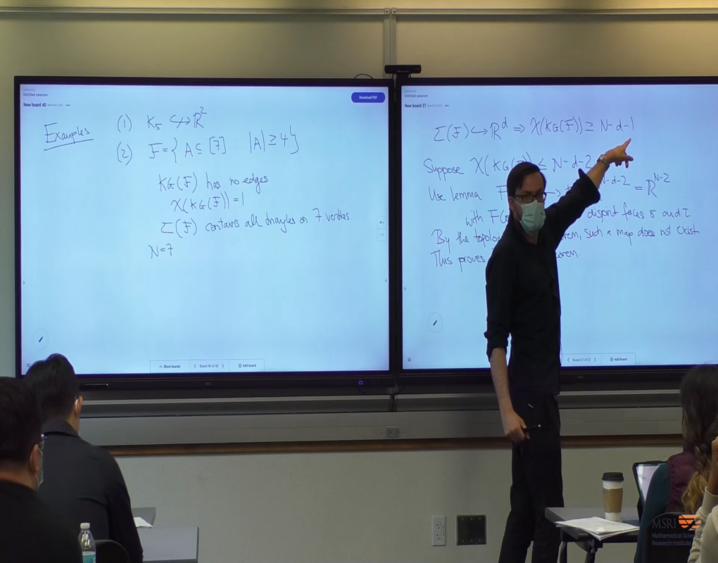 Topological Methods For The Discrete Mathematician: Using Equivariant Topology Pt V Thumbnail