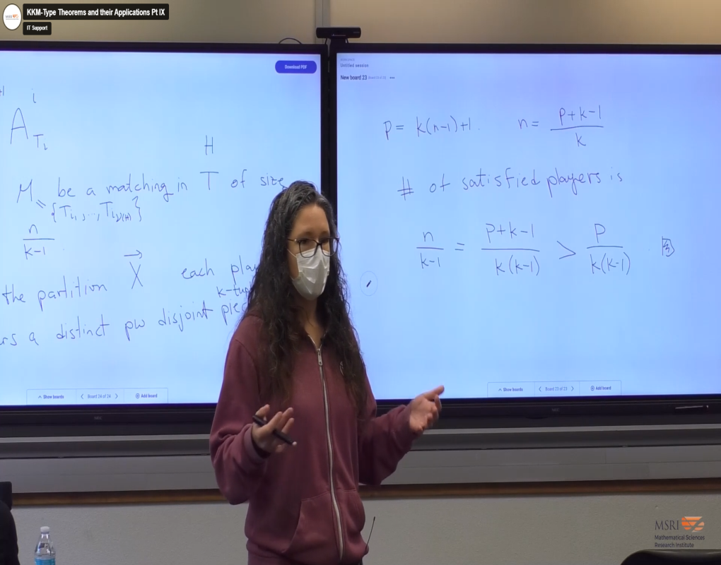 Topological Methods For The Discrete Mathematician: KKM-Type Theorems and their Applications Pt IX Thumbnail