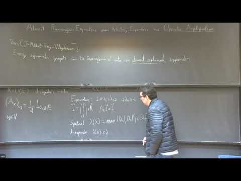 Almost Ramanujan Expanders from Arbitrary Expanders via Operator Amplification Thumbnail