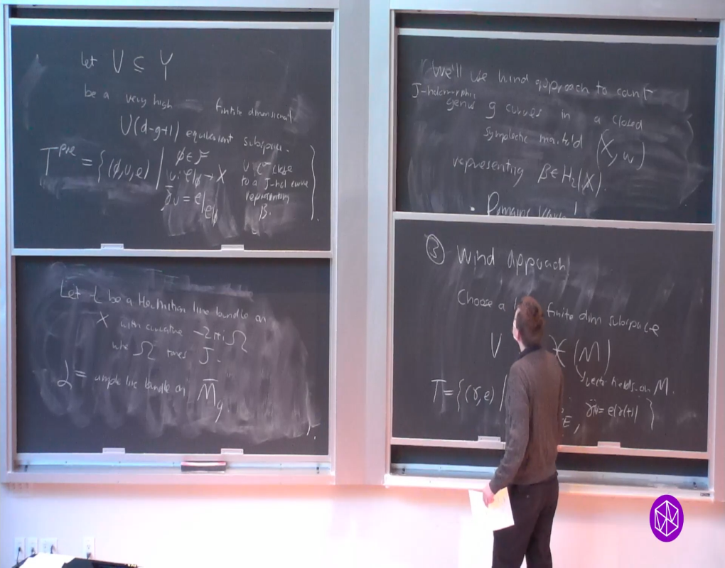 Floer Homotopical Methods in Low Dimensional and Symplectic Topology Workshop: Generalized Holomorphic Curve Counting Thumbnail