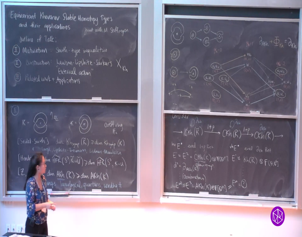 Floer Homotopical Methods in Low Dimensional and Symplectic Topology Workshop: Equivariant Khovanov Stable Homotopy Types and their Applications Thumbnail