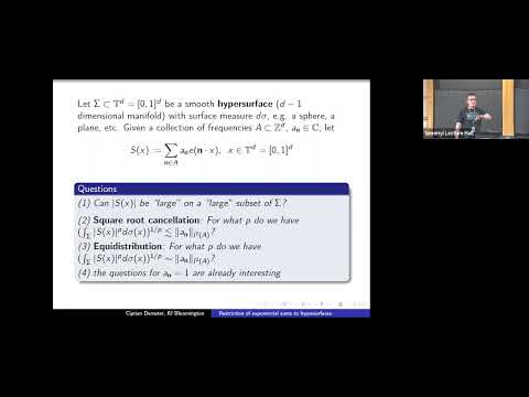 Restriction of Exponential Sums to Hypersurfaces Thumbnail