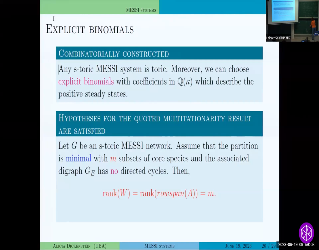 Methods For Biochemical Reaction Networks (Leipzig, Germany) Summer School: MESSI Systems Thumbnail