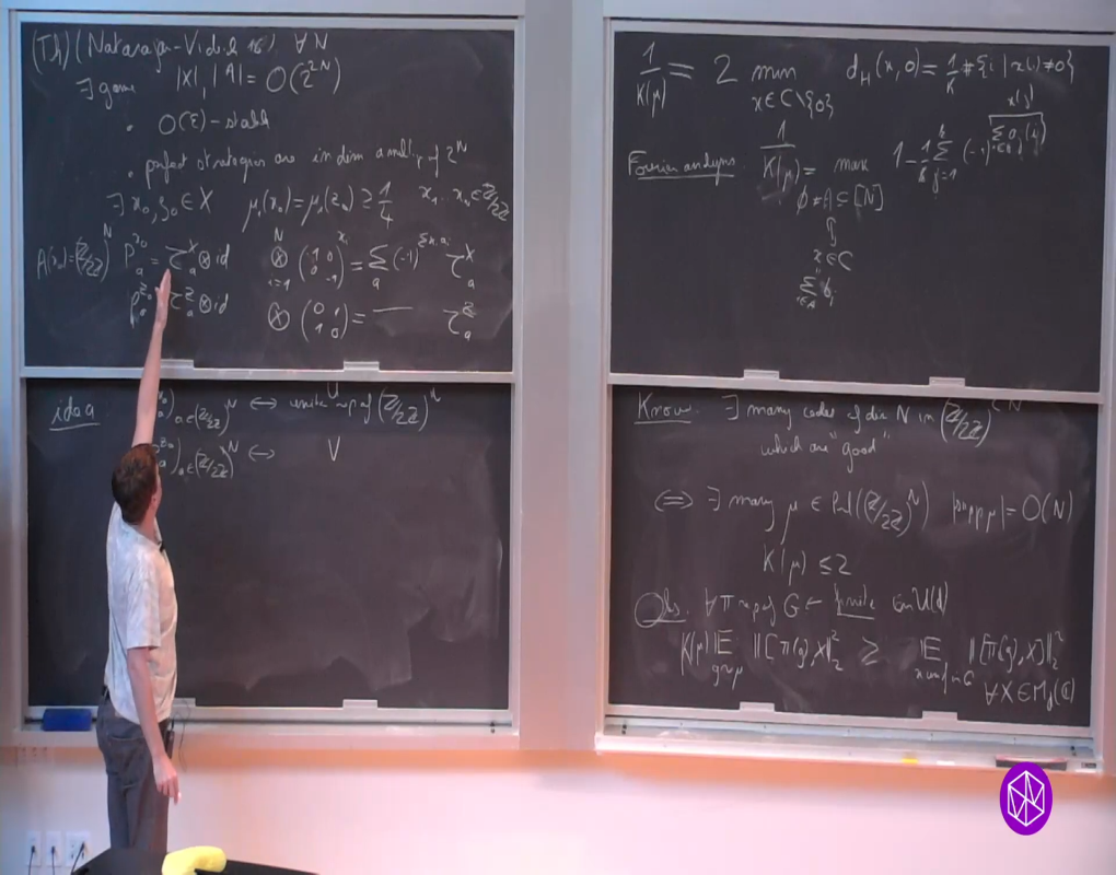 Hot Topics: MIP* = RE and the Connes’ Embedding Problem: "Spectral Gap and Stability for Groups and Non-Local Games" Thumbnail