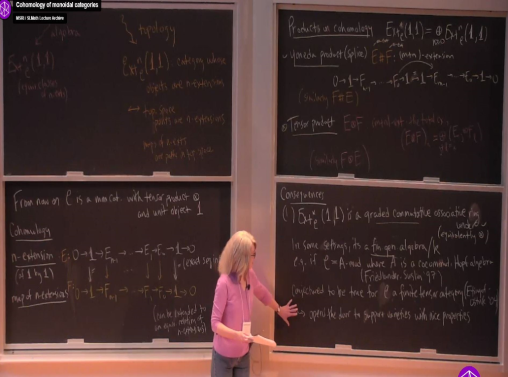 Connections Workshop: Noncommutative Algebraic Geometry: "Cohomology of monoidal categories" Thumbnail