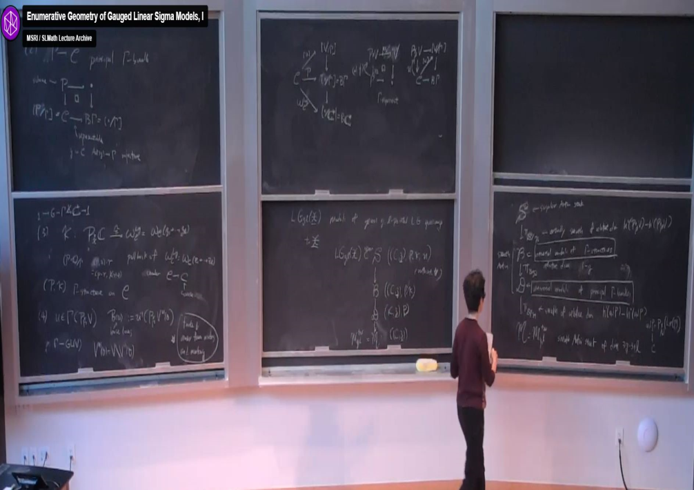 Introductory Workshop: Noncommutative Algebraic Geometry: "Enumerative Geomery of Gauged Linear Sigma Models I" Thumbnail