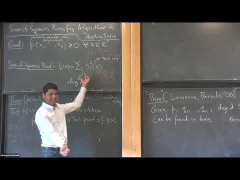 Sum-of-Squares Proofs, Efficient Algorithms, and Applications Thumbnail