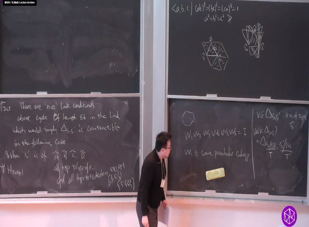 Hot Topics: Artin Groups and Arrangements - Topology, Geometry, and Combinatorics: "K(π, 1)-conjecture for Artin groups via combinatorial non-positive curvature" Thumbnail