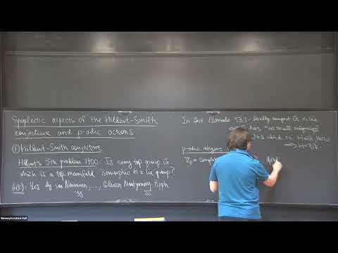 Symplectic Aspects of the Hilbert-Smith Conjecture and p-adic Actions Thumbnail