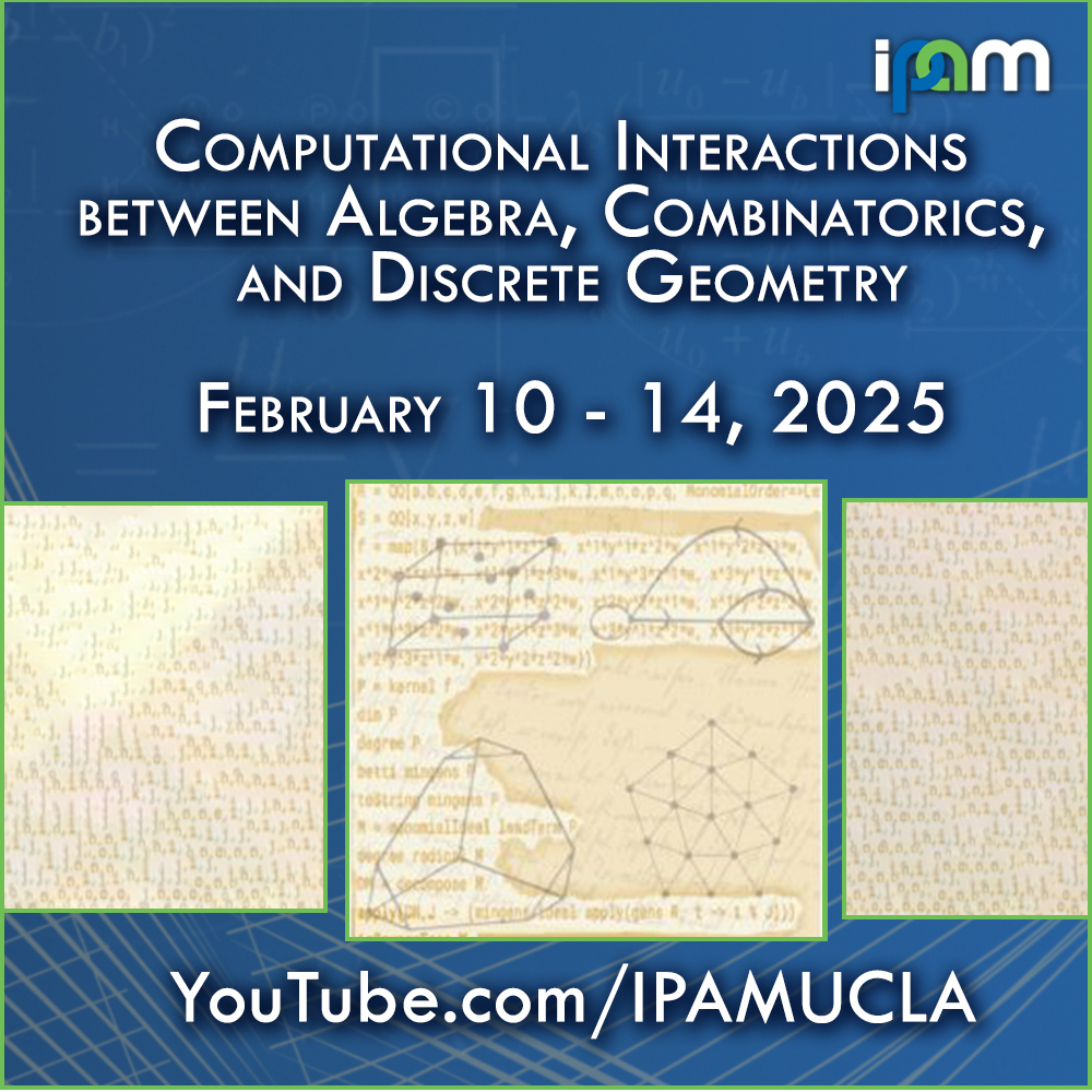 Laura Escobar - Families of degenerations from mutations of polytopes - IPAM at UCLA Thumbnail