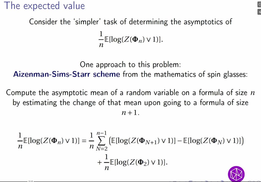 Introductory Workshop: Probability and Statistics of Discrete Structures: Zooming in on random 2-SAT Thumbnail
