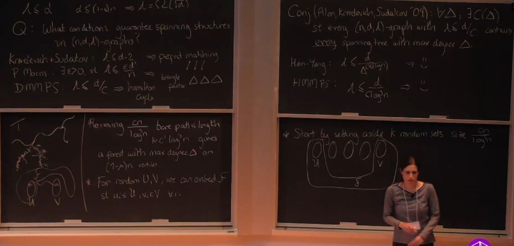 Connections Workshop: Extremal Combinatorics: Spanning trees in pseudorandom graphs via sorting networks Thumbnail