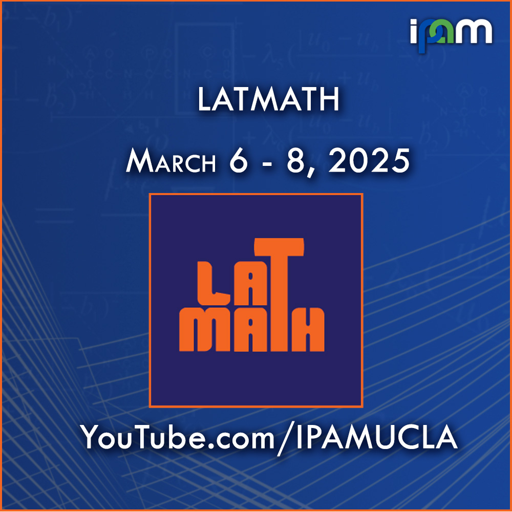 Federico Ardila - Intersection theory and combinatorics - LatMath 2025 - IPAM at UCLA Thumbnail