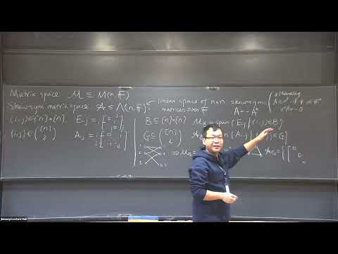 Connections Between Matrix Spaces and Graphs Thumbnail