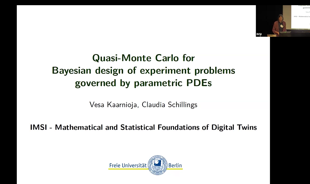 Quasi-Monte Carlo for Bayesian design of experiment problems governed by parametric PDEs Thumbnail