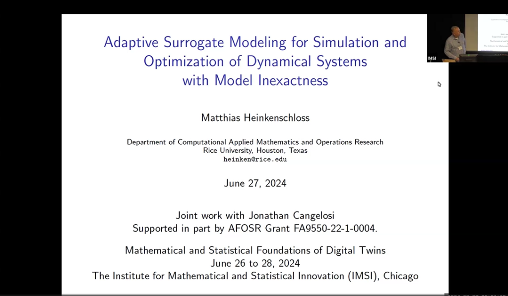 Adaptive surrogate modeling for simulation and optimization of dynamical systems with model inexactness Thumbnail