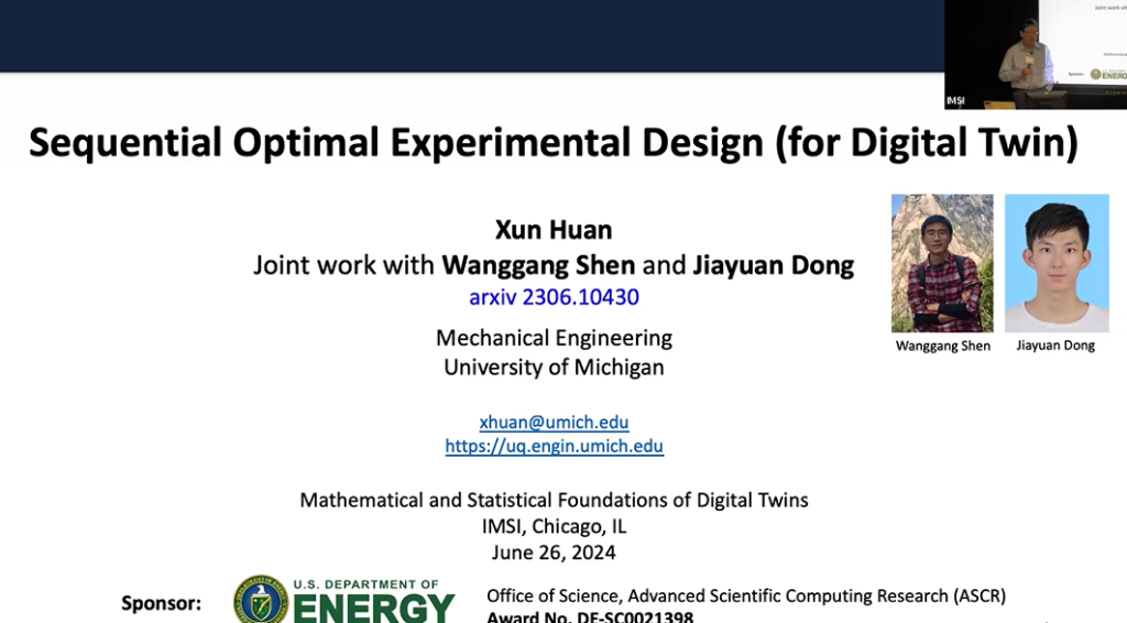 Sequential optimal experimental design for digital twins Thumbnail