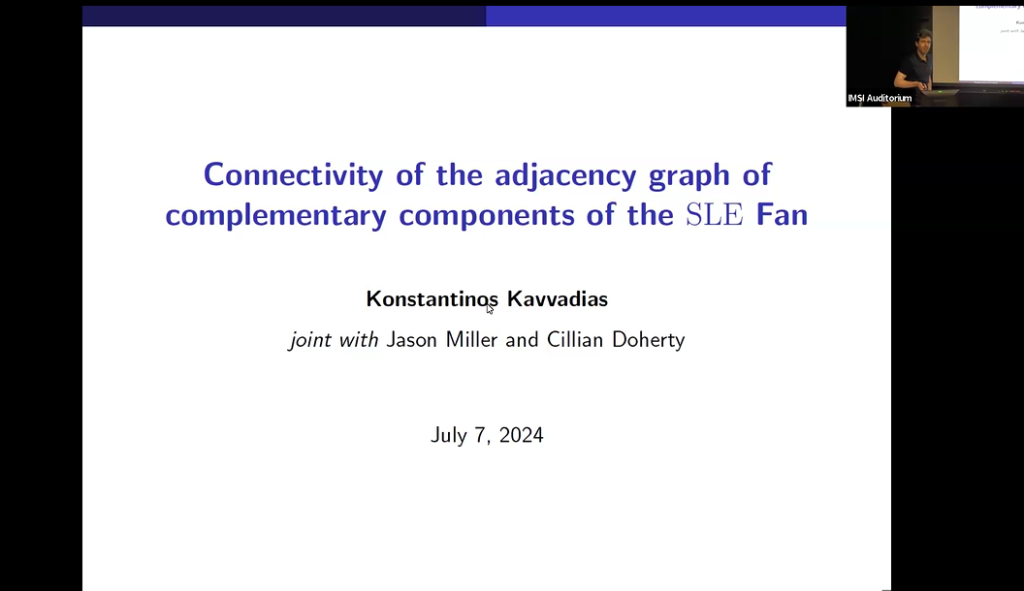 Connectivity of the adjacency graph of complementary components of the SLE fan Thumbnail