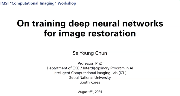 On training deep neural networks for image restoration Thumbnail