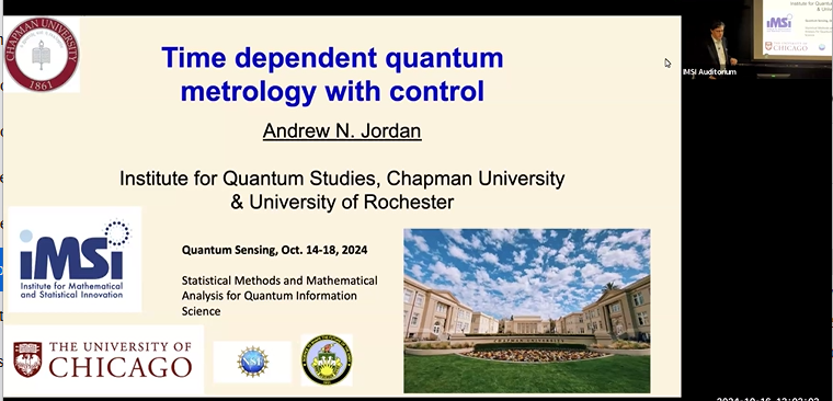 Time dependent quantum metrology with control Thumbnail