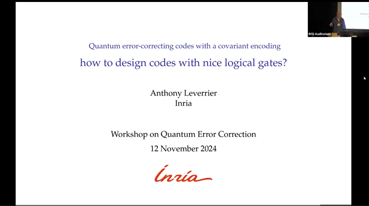 Quantum error-correcting codes with a covariant encoding Thumbnail
