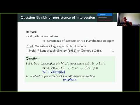 Local Persistence of Lagrangian Intersections Thumbnail