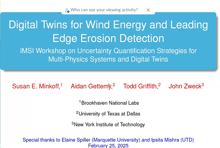 Digital Twins for Wind Energy and Leading Edge Erosion Detection Thumbnail