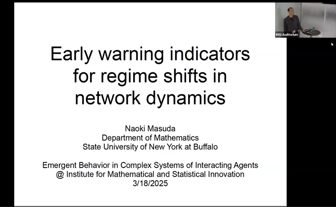 Early warning indicators for regime shifts in network dynamics Thumbnail