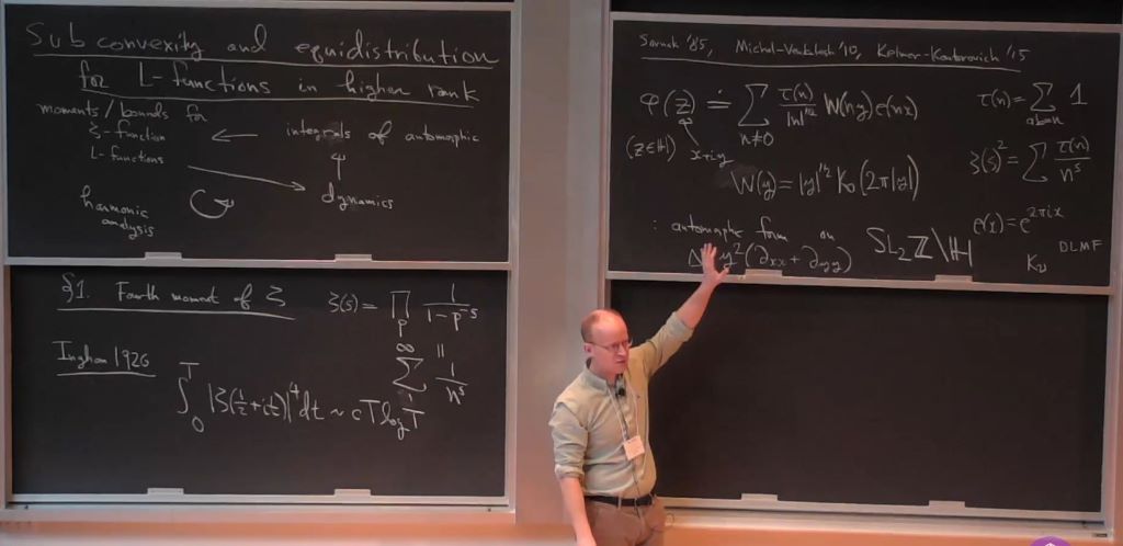 Hot Topics: Interactions between Harmonic Analysis, Homogeneous Dynamics, and Number Theory: Subconvexity and equidistribution problems for higher-rank L-functions Thumbnail