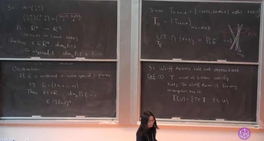 Hot Topics: Interactions between Harmonic Analysis, Homogeneous Dynamics, and Number Theory: The Kakeya set conjecture in three dimensions II Thumbnail