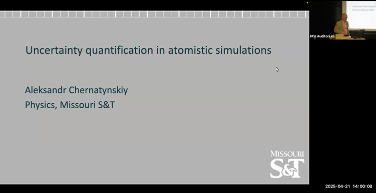 UQ and atomistic simulations Thumbnail