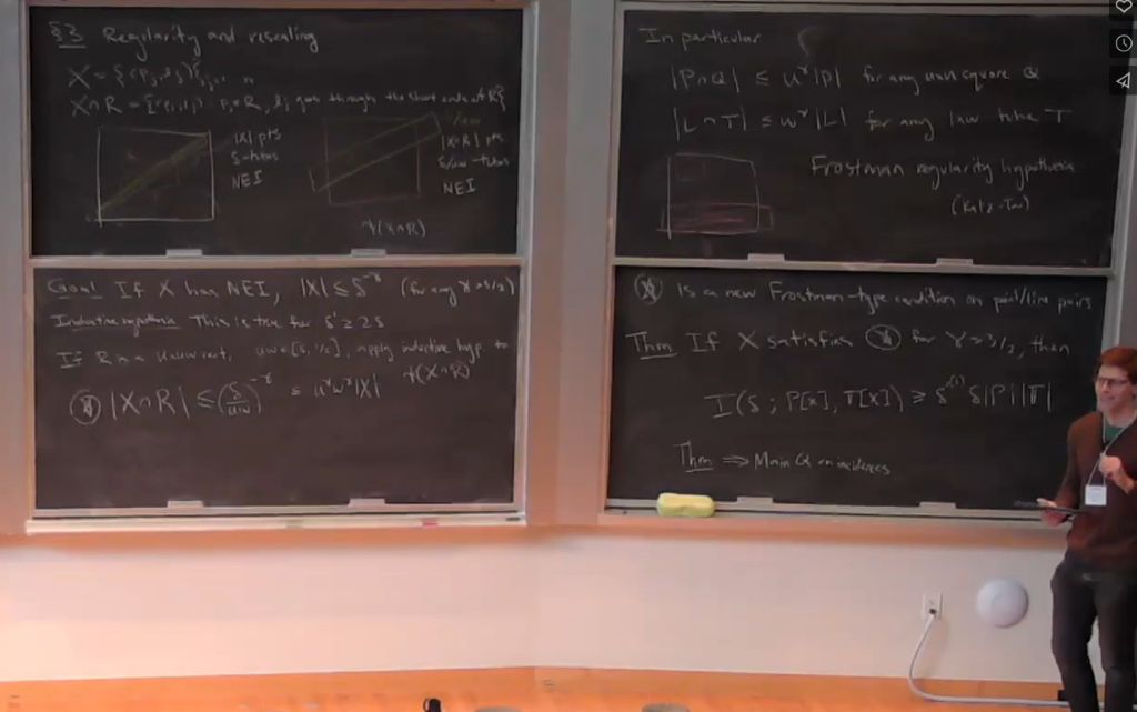 Algebraic and Analytic Methods in Combinatorics: Lower bounds for incidences Thumbnail