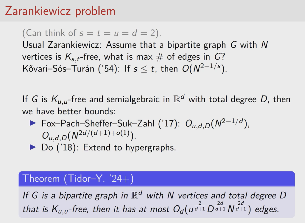 Algebraic and Analytic Methods in Combinatorics: Real polynomial partitioning Thumbnail